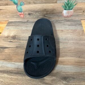Crocs Unisex Baya II Slides Sandal black M 10 W12 Amputee ONE SHOE Left foot